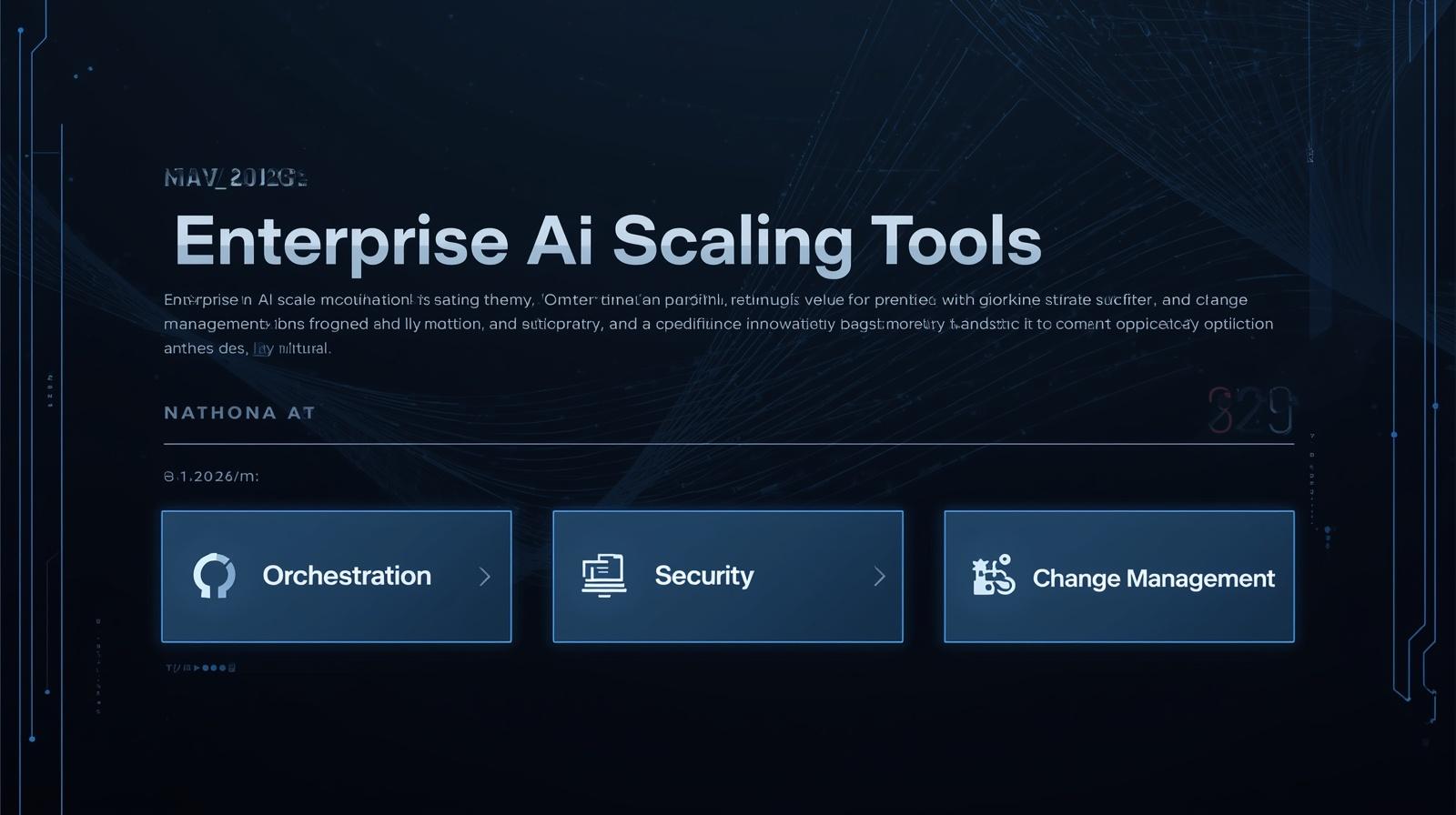 Enterprise AI Scaling Tools May 2026 | Orchestration, Security & Change Management
