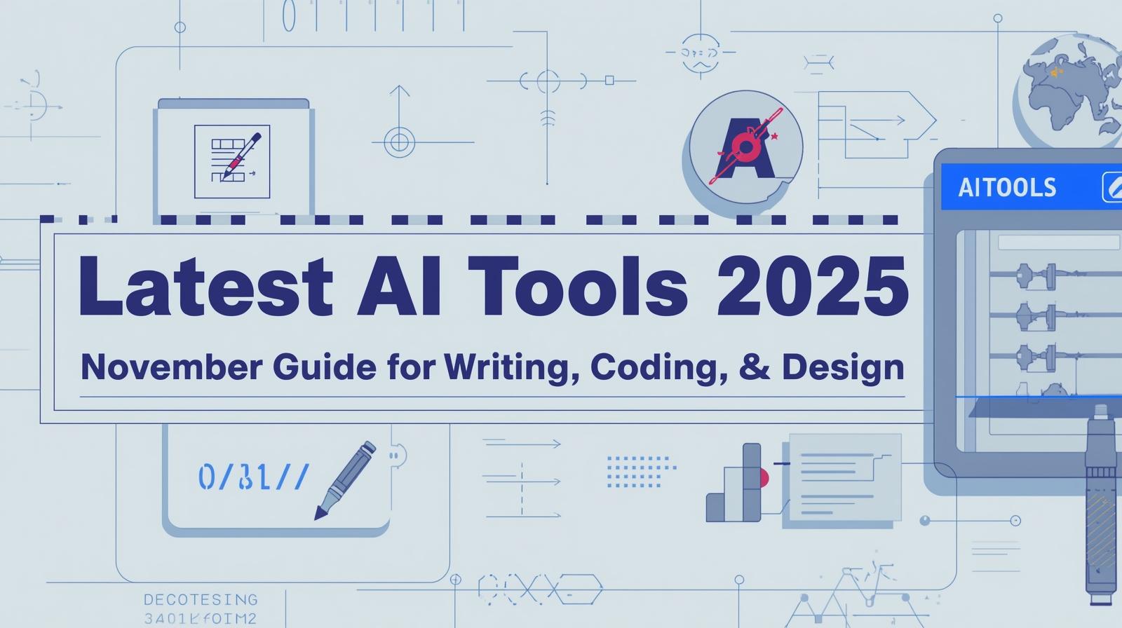 Latest AI Tools 2025 | November Guide for Writing, Coding & Design