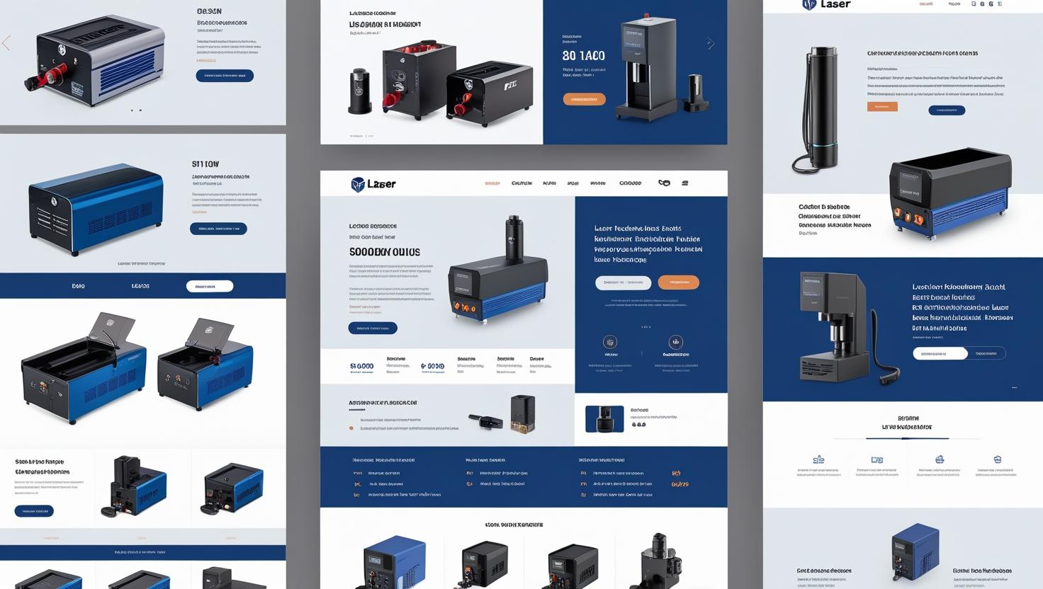 Laser Equipment E-commerce Platform