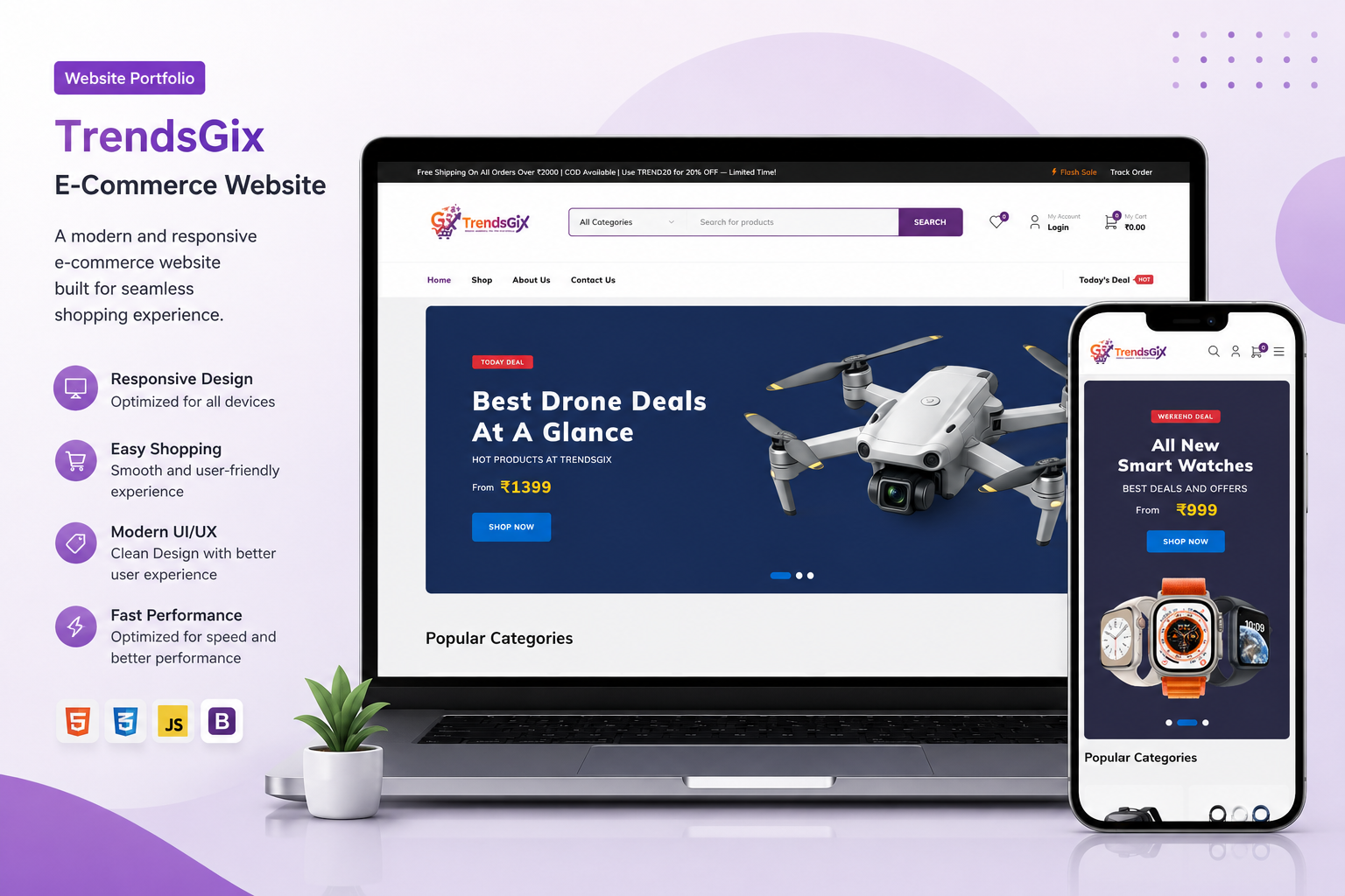 TrendsGix Ecommerce Store